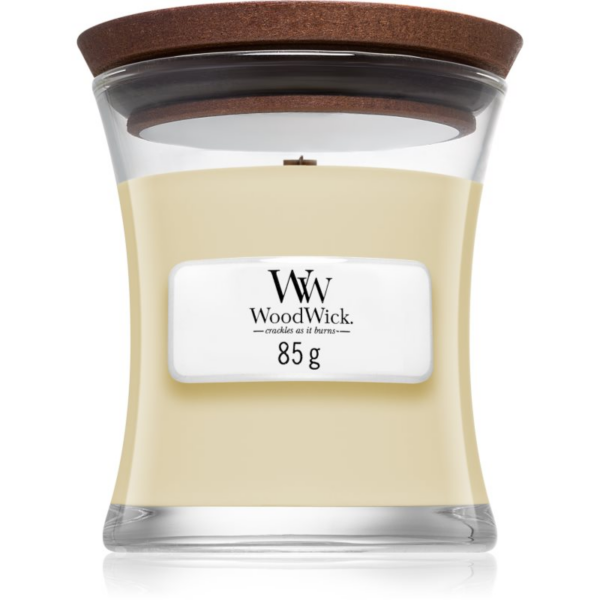 Woodwick White Teak illatgyertya fa kanóccal 85 g-Ár