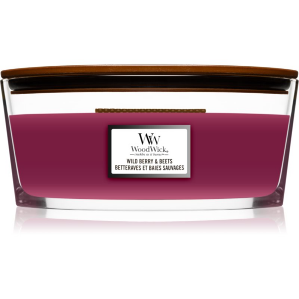Woodwick Wild Berry & Beets illatgyertya fa kanóccal (hearthwick) 453