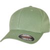 Wooly Combed Green Cap