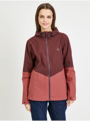 Wrangler Women's Burgundy Winter Hooded Jacket - Women