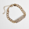 XOXO bracelet - gold colors