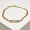 XOXO necklace - gold colors