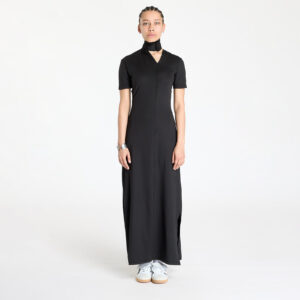 Y-3 Fitted Neck Closure Dress Black M-alacsony-ár