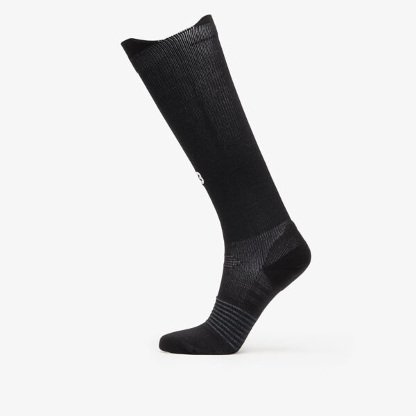 Y-3 High Knee Running Socks Black/ Core White S-alacsony-ár