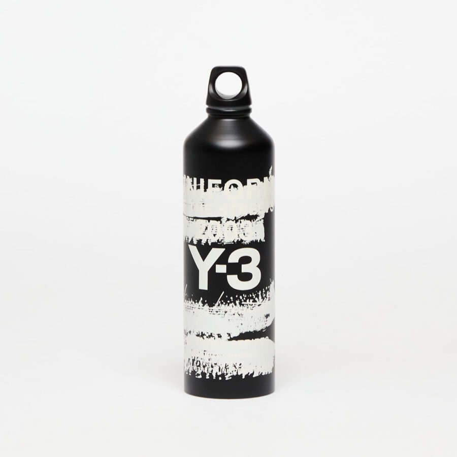 Y-3 Water Bottle Black/ White Universal-alacsony-ár