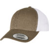 YP CLASSICS RECYCLED RETRO TRUCKER CAP 2-TONE olive/white