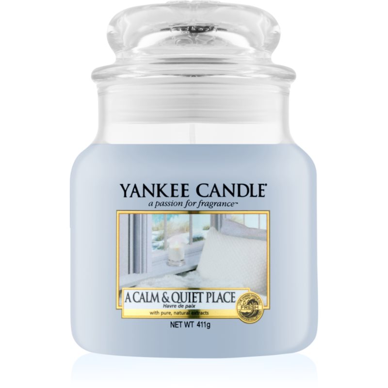 Yankee Candle A Calm & Quiet Place illatgyertya Classic nagy méret 411 g