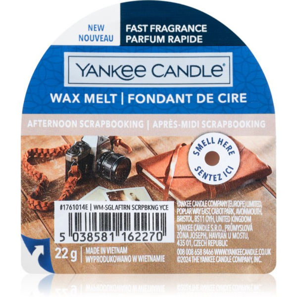 Yankee Candle Afternoon Scrapbooking illatos viasz aromalámpába 22 g-Ár