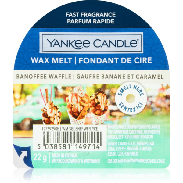 Yankee Candle Banoffee Waffle illatos viasz aromalámpába 22 g-Ár