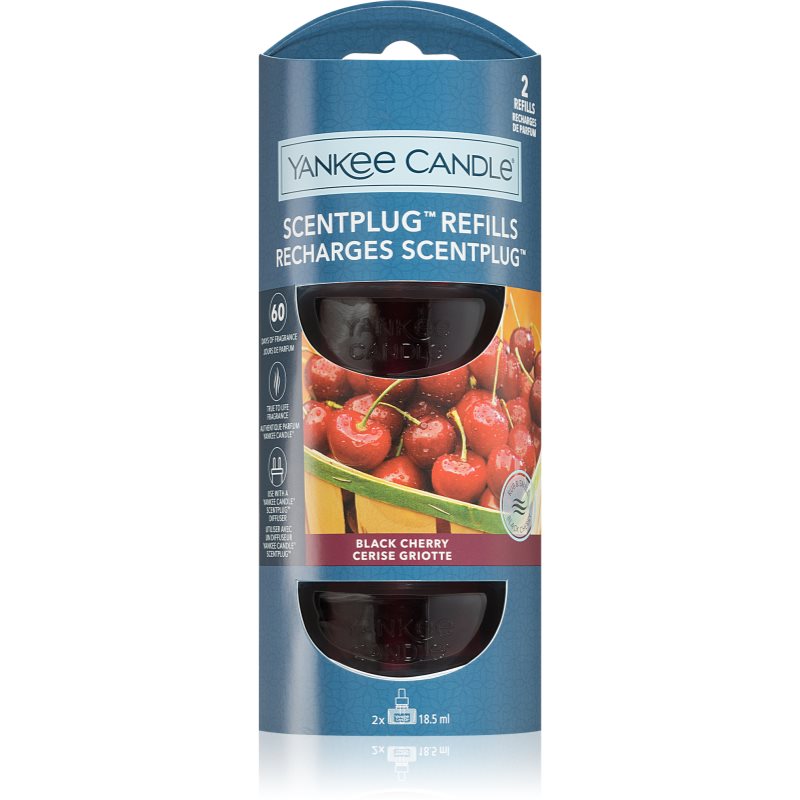 Yankee Candle Black Cherry parfümolaj elektromos diffúzorba 2x18