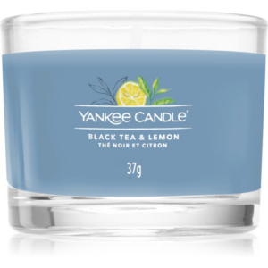 Yankee Candle Black Tea & Lemon viaszos gyertya glass 37 g-Ár