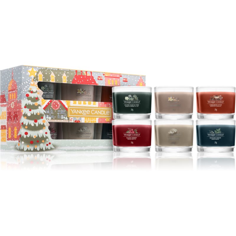 Yankee Candle Christmas Collection 6 Votive Candles ajándékszett
