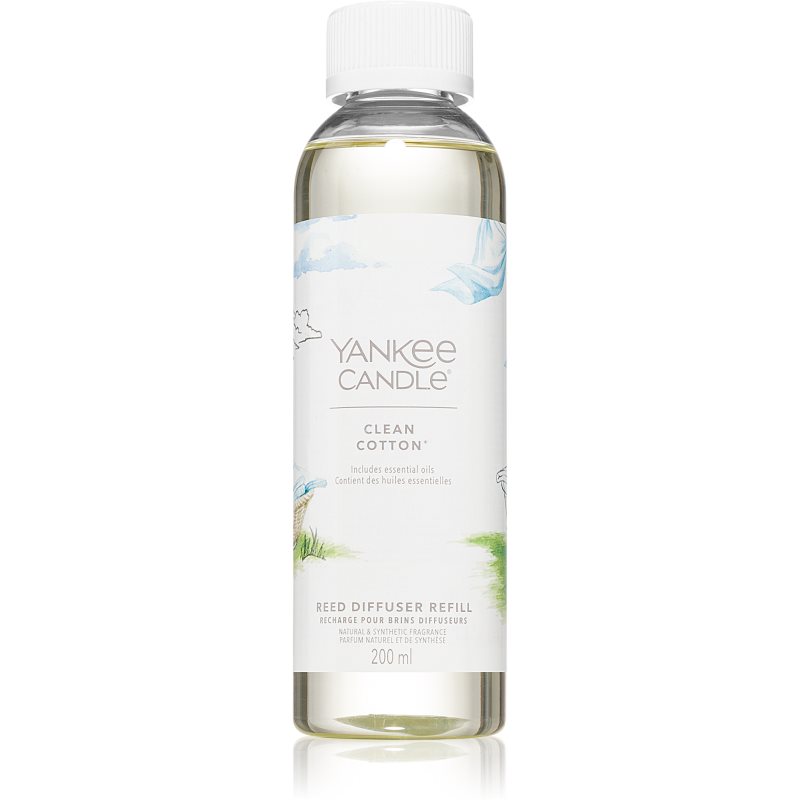 Yankee Candle Clean Cotton Aroma diffúzor töltet 200 ml-Ár
