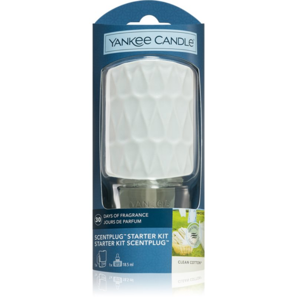 Yankee Candle Clean Cotton elektromos diffúzor + utántöltő 1 db-Ár