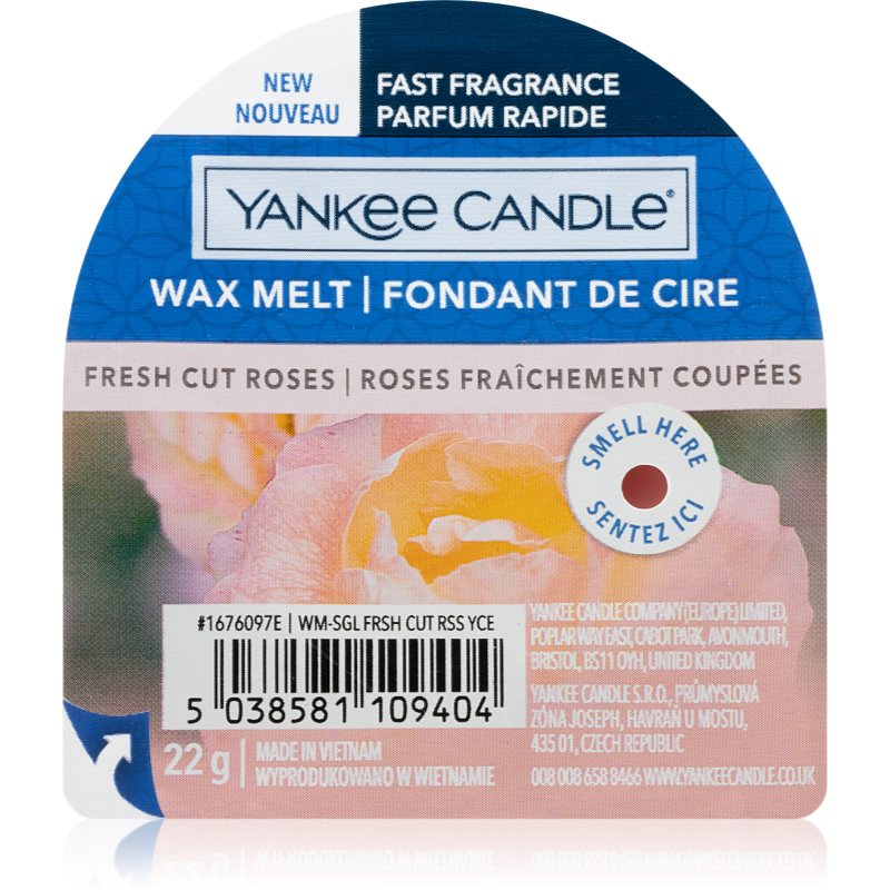 Yankee Candle Fresh Cut Roses illatos viasz aromalámpába 22 g-Ár