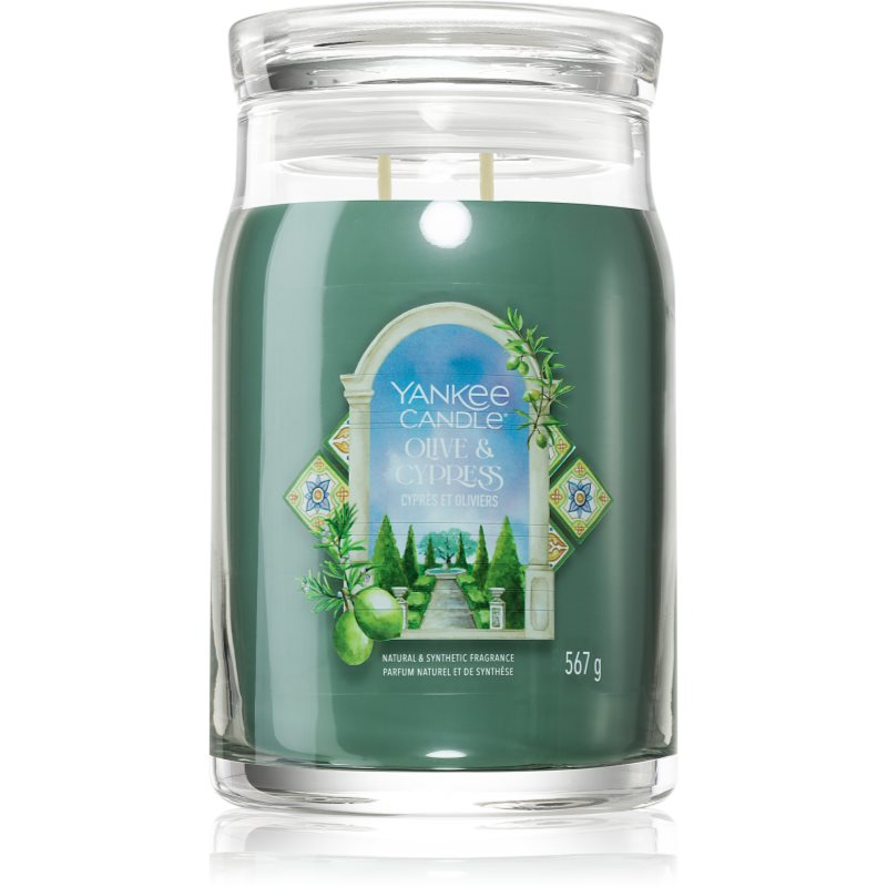 Yankee Candle Olive & Cypress illatgyertya 567 g