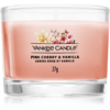 Yankee Candle Pink Cherry & Vanilla viaszos gyertya glass 37 g