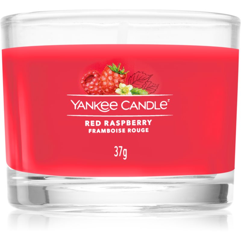 Yankee Candle Red Raspberry viaszos gyertya glass 37 g