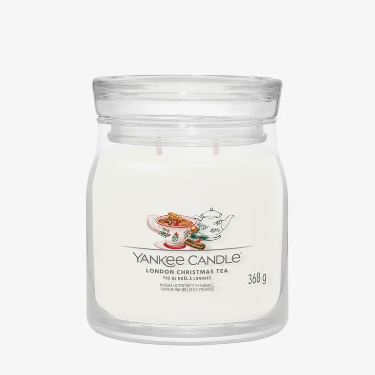 Yankee Candle Signature Medium Jar 2 Wicks - London Christmas Tea Universal-alacsony-ár