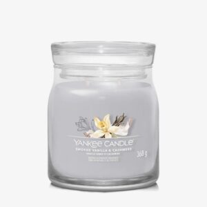 Yankee Candle Signature Medium Jar 2 Wicks - Smoked Vanilla & Cashmere Universal-alacsony-ár