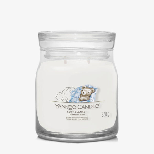 Yankee Candle Signature Medium Jar 2 Wicks - Soft Blanket Universal-alacsony-ár