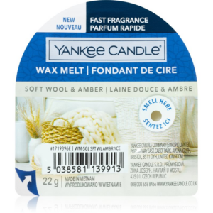 Yankee Candle Soft Wool & Amber illatos viasz aromalámpába 22 g-Ár