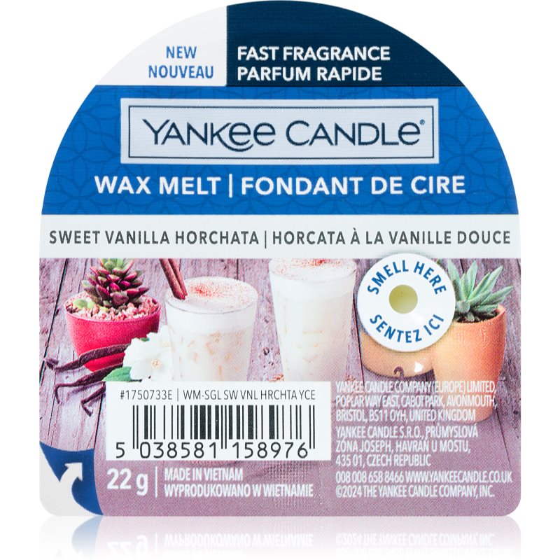 Yankee Candle Sweet Vanilla Horchata illatos viasz aromalámpába 22 g-Ár