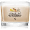 Yankee Candle Vanilla Crème Brûlée viaszos gyertya glass 37 g