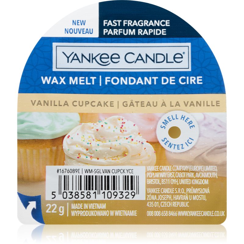 Yankee Candle Vanilla Cupcake illatos viasz aromalámpába 22 g-Ár
