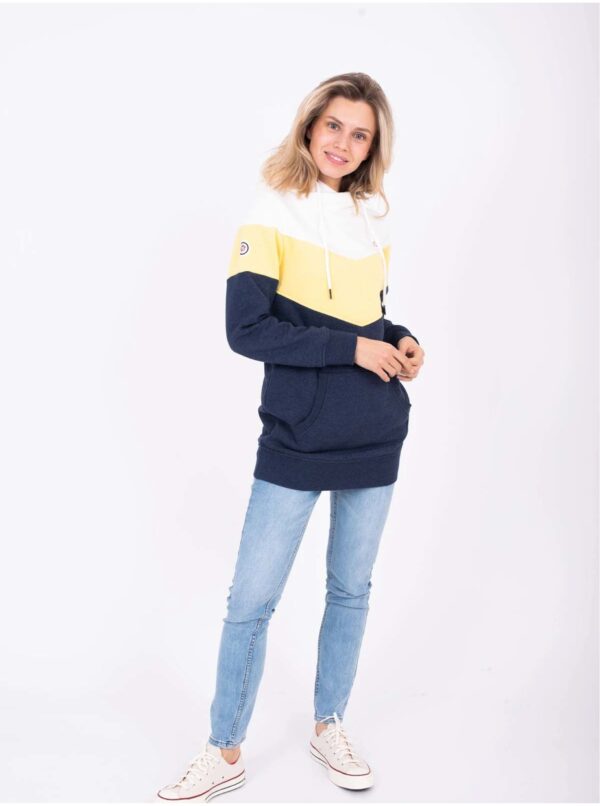 Yellow-Blue Womens Stretch Hoodie Brakeburn - Women