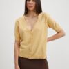 Yellow Cardigan VILA Comfy - Ladies