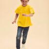 Yellow Cotton T-shirt Fruit of the Loom
