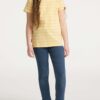Yellow Girly Patterned T-Shirt Ragwear Violka Chevron - Girls