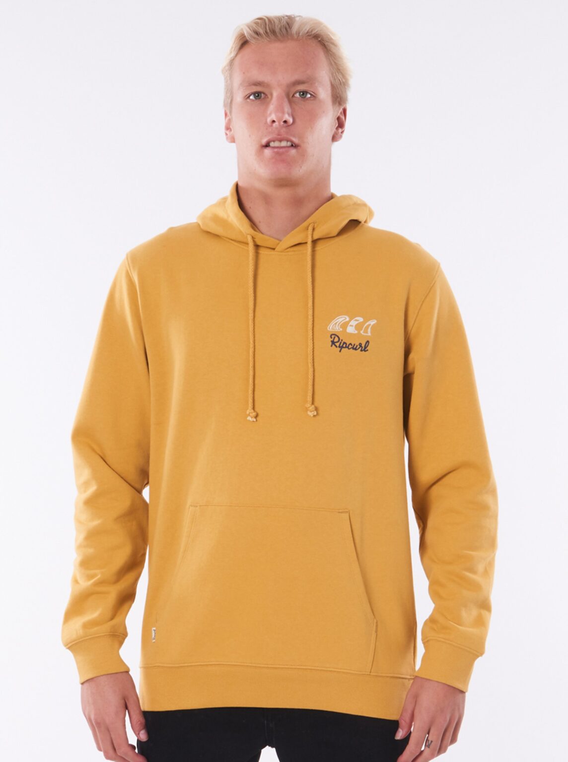 Yellow Mens Hoodie Rip Curl - Men
