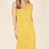 Yellow Patterned Dress Brakeburn - Women