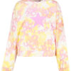 Yellow-Pink Women's Floral Sweatshirt Converse - Women