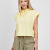 Yellow Sleeveless Hoodie ONLY Miami - Women