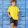 Yellow T-shirt for Children Original Fruit of the Loom