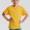 Yellow T-shirt for Children Original Fruit of the Loom