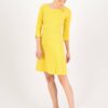Yellow Women Patterned Dress Blutsgeschwister - Women