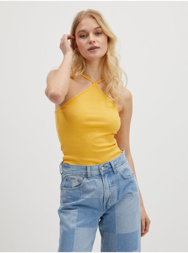 Yellow Womens Basic Tank Top Noisy May Maya - Women