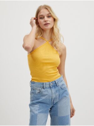 Yellow Womens Basic Tank Top Noisy May Maya - Women