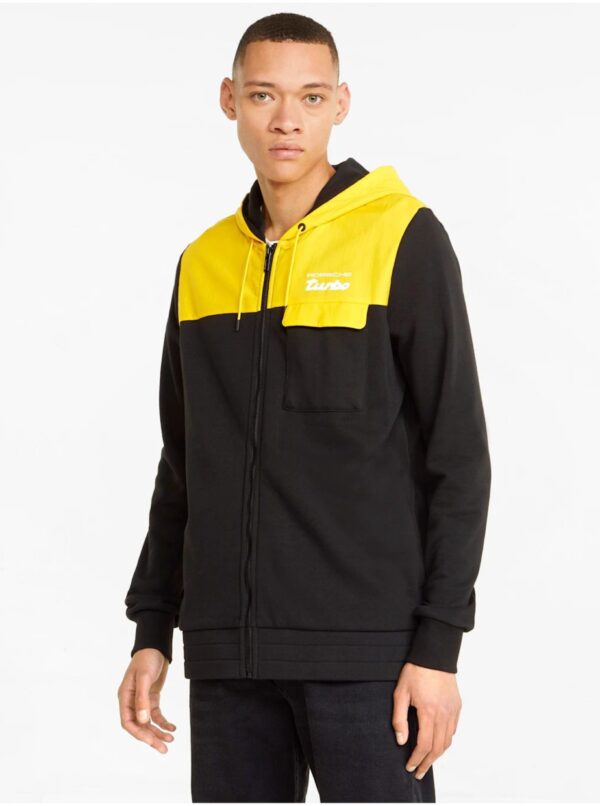 Yellow-black men's sports hoodie Puma - Men's