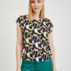 Yellow-blue women's patterned T-shirt ORSAY - Women