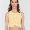 Yellow crop top Noisy May Twiggi - Women