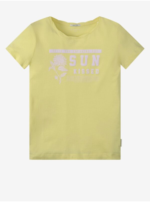 Yellow girls' t-shirt Tom Tailor - Girls