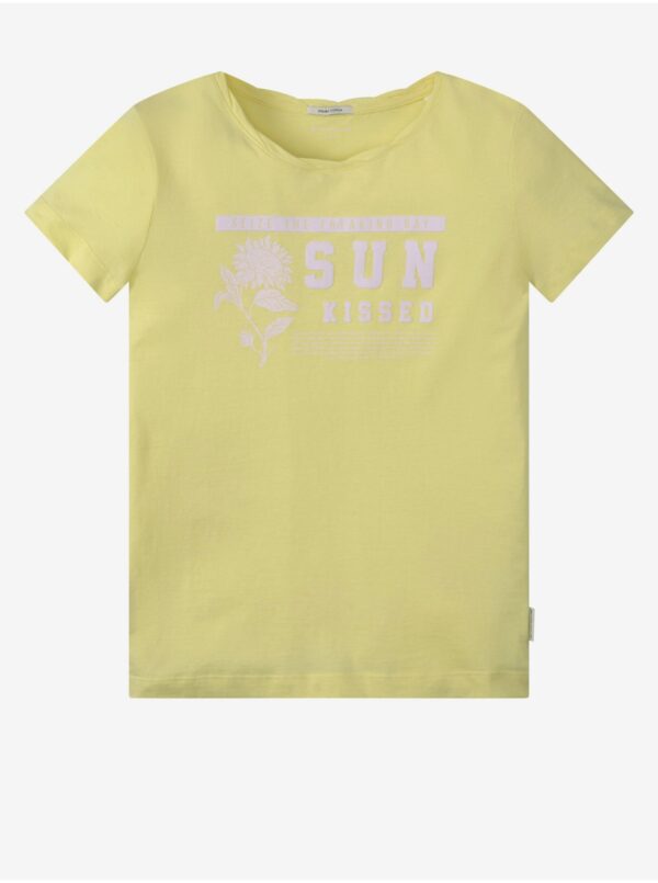 Yellow girls' t-shirt Tom Tailor - Girls