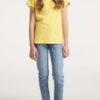 Yellow girly basic T-shirt Ragwear Violka - Girls