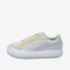 Yellow-grey women's sneakers with suede details Puma Suede Mayu - Women's