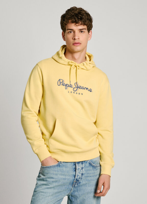 Yellow men's hoodie Pepe Jeans
